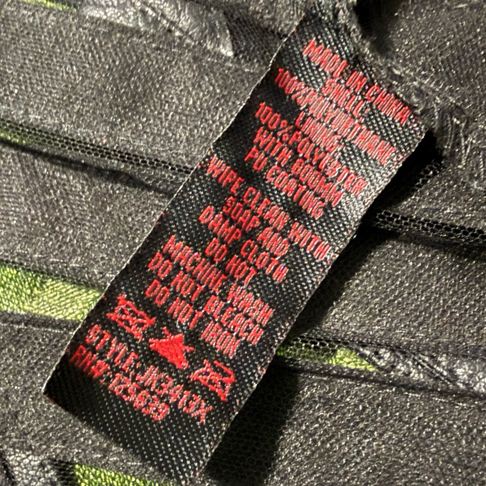 Yoki Black Chevron Pattern Jacket - image 4